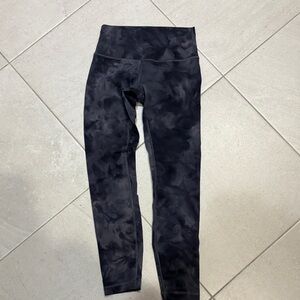 Black Tie-Dye Lululemon Leggings